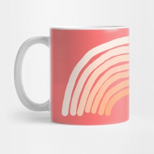 Peach Fuzz Rainbow Pantone Color of the Year 2024 Mug